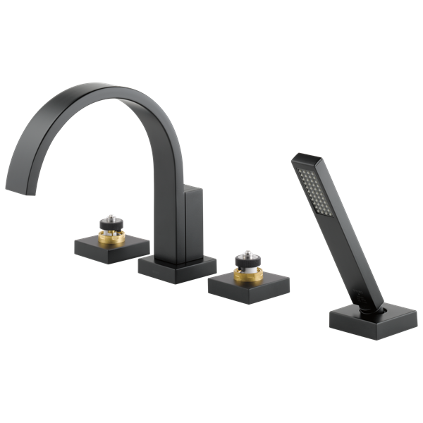 Brizo - Siderna Roman Tub Faucet with Hand Shower - Less Handles