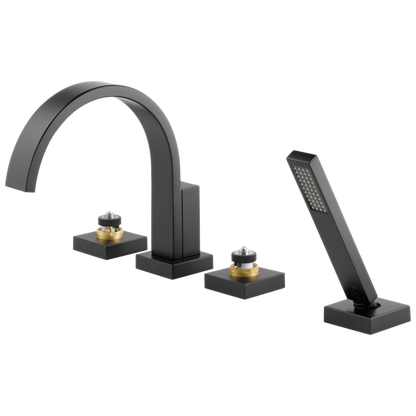 Brizo - Siderna Roman Tub Faucet with Hand Shower - Less Handles