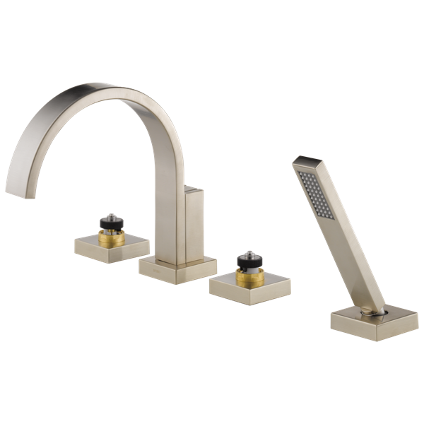 Brizo - Siderna Roman Tub Faucet with Hand Shower - Less Handles