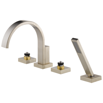 Brizo - Siderna Roman Tub Faucet with Hand Shower - Less Handles