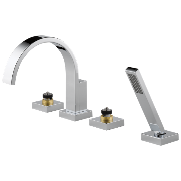 Brizo - Siderna Roman Tub Faucet with Hand Shower - Less Handles