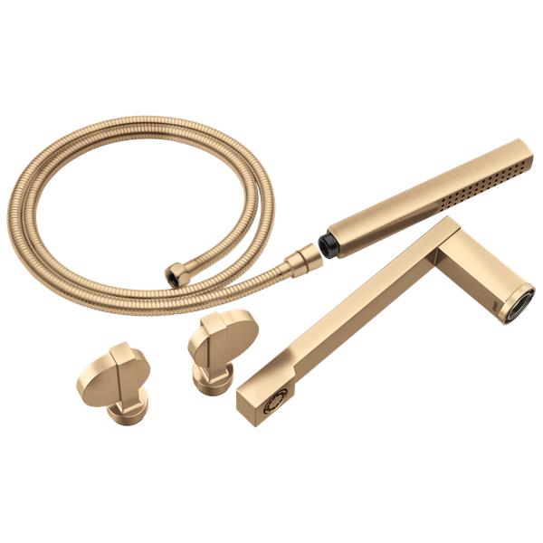 Brizo - Frank Lloyd Wright Two-Handle Tub Filler Trim Kit with Lunar Handles