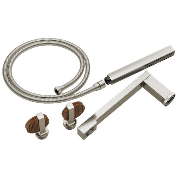 Brizo - Frank Lloyd Wright Two-Handle Tub Filler Trim Kit with Lunar Handles
