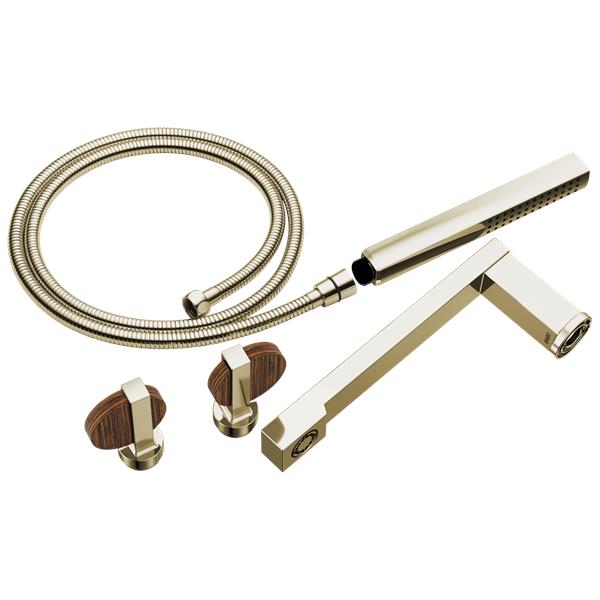 Brizo - Frank Lloyd Wright Two-Handle Tub Filler Trim Kit with Lunar Handles