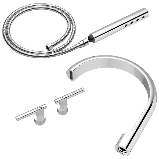 Brizo - Roccesco Two-Handle Tub Filler Trim Kit with Lever Handles