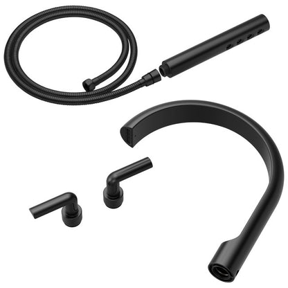 Brizo - Roccesco Two-Handle Tub Filler Trim Kit with Bent Lever Handles