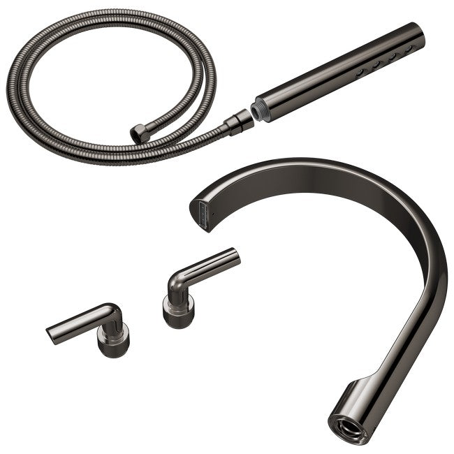Brizo - Roccesco Two-Handle Tub Filler Trim Kit with Bent Lever Handles