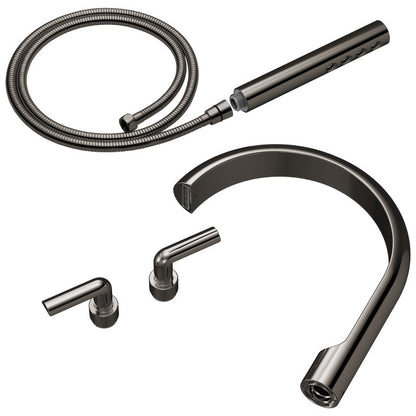 Brizo - Roccesco Two-Handle Tub Filler Trim Kit with Bent Lever Handles
