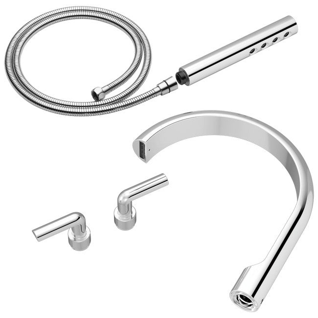 Brizo - Roccesco Two-Handle Tub Filler Trim Kit with Bent Lever Handles