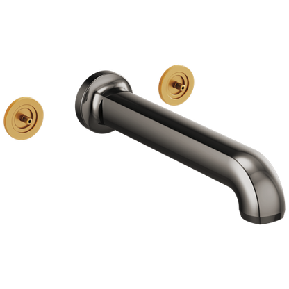 Brizo - Kintsu Two-Handle Wall Mount Tub Filler - Less Handles