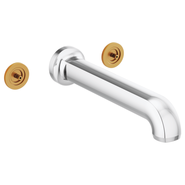Brizo - Kintsu Two-Handle Wall Mount Tub Filler - Less Handles