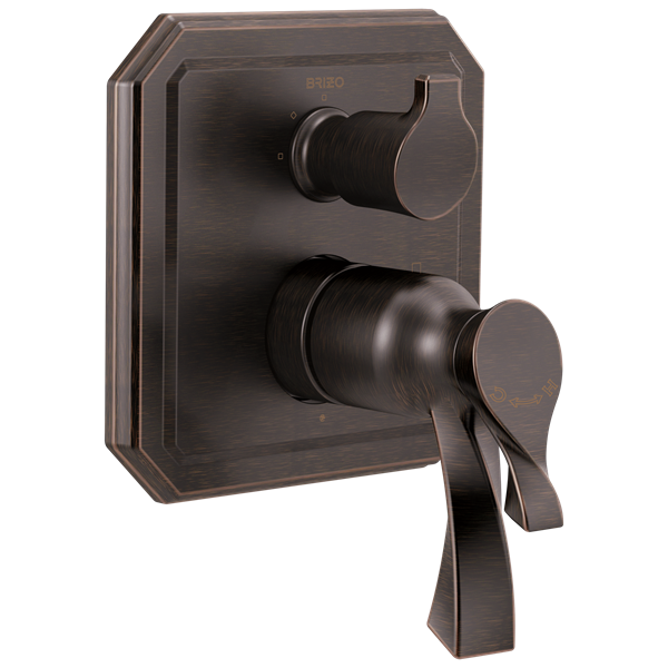 Brizo - Virage TempAssure Thermostatic Valve with Integrated 3-Function Diverter Trim