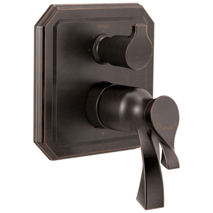 Brizo - Virage TempAssure Thermostatic Valve with Integrated 3-Function Diverter Trim