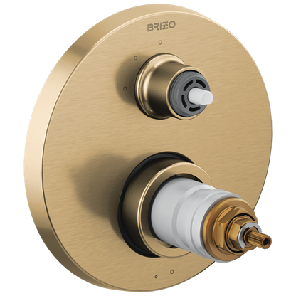 Brizo - Litze TempAssure Thermostatic Valve with 3-Function Diverter Trim - Less Handles