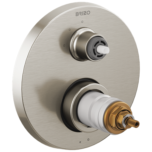 Brizo - Litze TempAssure Thermostatic Valve with 3-Function Diverter Trim - Less Handles
