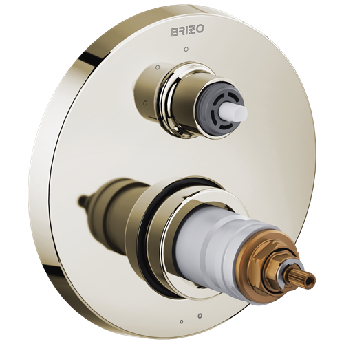 Brizo - Litze TempAssure Thermostatic Valve with 3-Function Diverter Trim - Less Handles