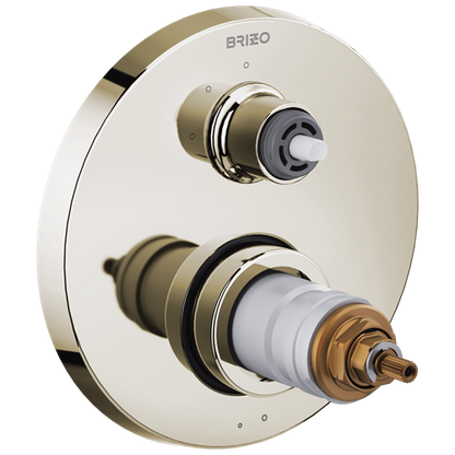 Brizo - Litze TempAssure Thermostatic Valve with 3-Function Diverter Trim - Less Handles
