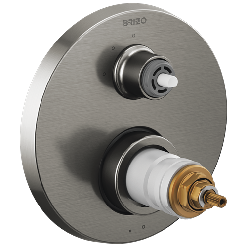 Brizo - Litze TempAssure Thermostatic Valve with 3-Function Diverter Trim - Less Handles