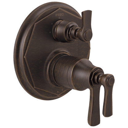 Brizo - Rook TempAssure Thermostatic Valve with 3-Function Diverter Trim