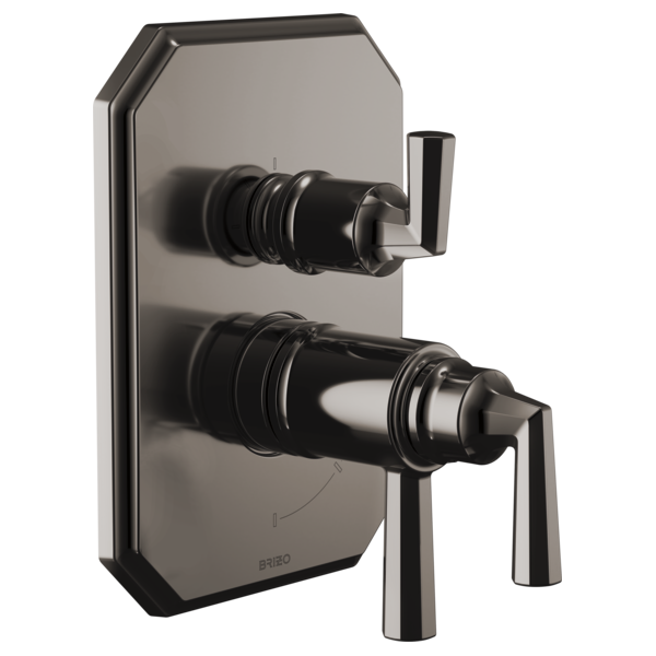 Brizo - Beauclere TempAssure Thermostatic Valve with Integrated 3-Function Diverter Trim