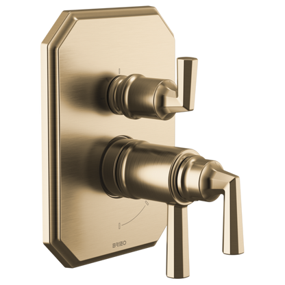 Brizo - Beauclere TempAssure Thermostatic Valve with Integrated 3-Function Diverter Trim