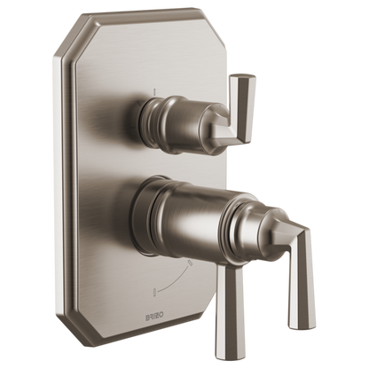 Brizo - Beauclere TempAssure Thermostatic Valve with Integrated 3-Function Diverter Trim