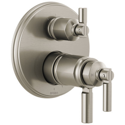 Brizo - Invari TempAssure Thermostatic Valve With Integrated 3-Function Diverter Trim
