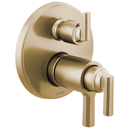 Brizo - Levoir TempAssure Thermostatic Valve With Integrated 3-Function Diverter Trim