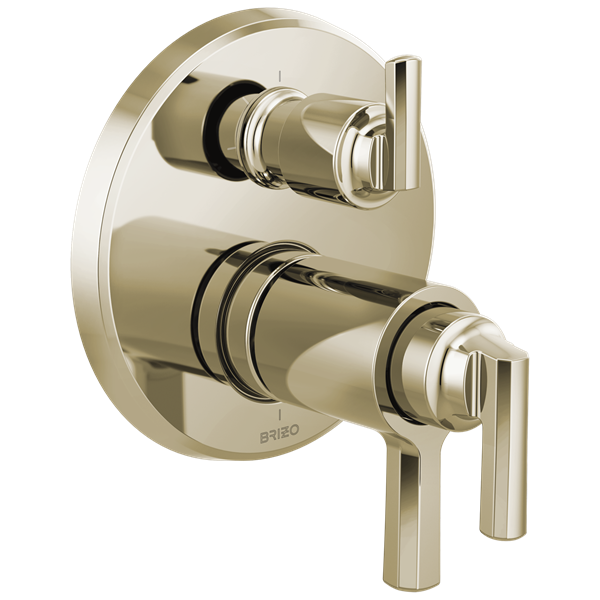 Brizo - Levoir TempAssure Thermostatic Valve With Integrated 3-Function Diverter Trim