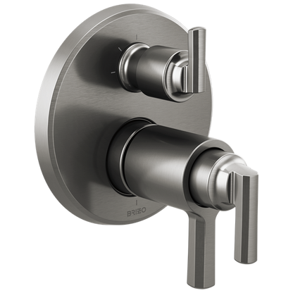 Brizo - Levoir TempAssure Thermostatic Valve With Integrated 3-Function Diverter Trim