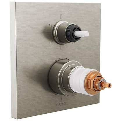 Brizo - Frank Lloyd Wright TempAssure Thermostatic Valve with 6-Function Integrated Diverter Trim - Less Handles