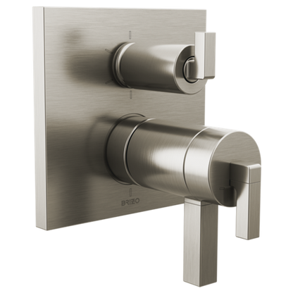 Brizo - Frank Lloyd Wright TempAssure Thermostatic Valve with 6-Function Integrated Diverter Trim - Less Handles