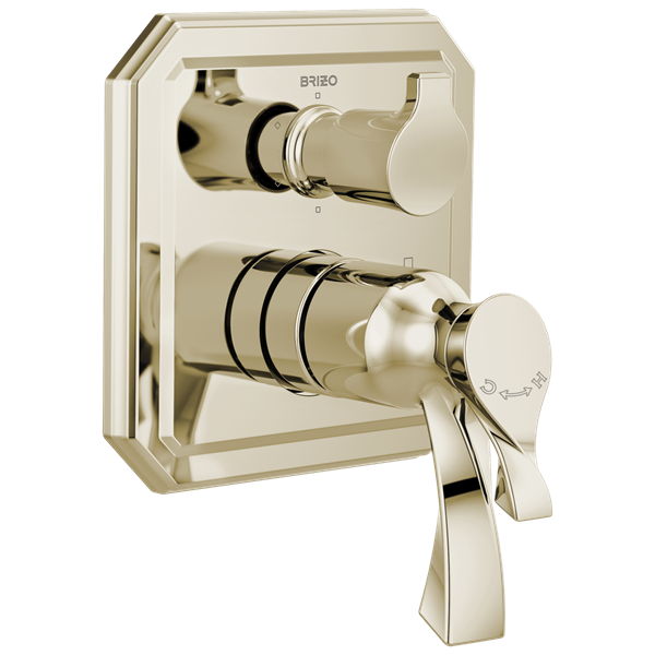 Brizo - Virage TempAssure Thermostatic Valve with Integrated 6-Function Diverter Trim