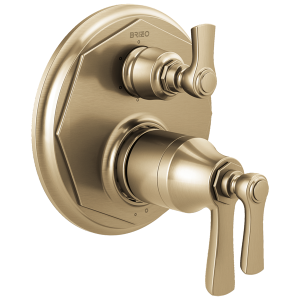 Brizo - Rook TempAssure Thermostatic Valve with 6-Function Diverter Trim