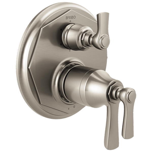 Brizo - Rook TempAssure Thermostatic Valve with 6-Function Diverter Trim