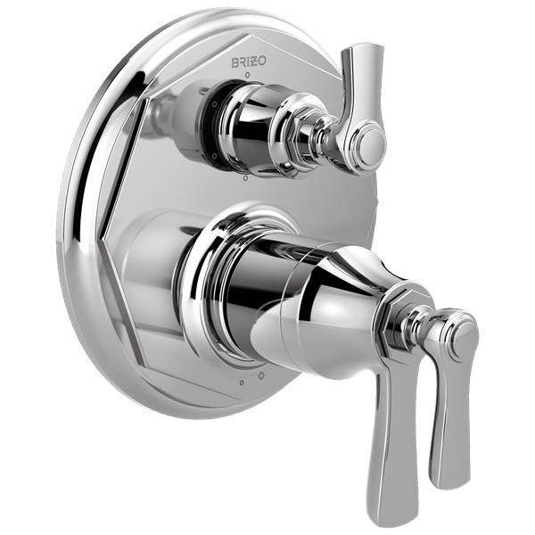 Brizo - Rook TempAssure Thermostatic Valve with 6-Function Diverter Trim