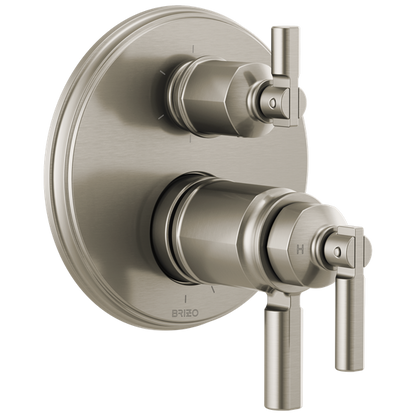 Brizo - Invari TempAssure Thermostatic Valve With Integrated 6-Function Diverter Trim