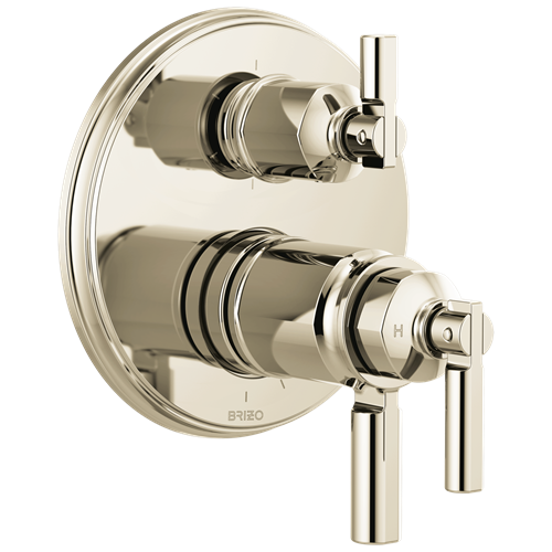 Brizo - Invari TempAssure Thermostatic Valve With Integrated 6-Function Diverter Trim