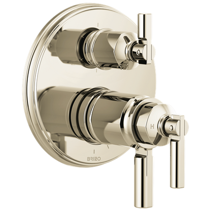 Brizo - Invari TempAssure Thermostatic Valve With Integrated 6-Function Diverter Trim