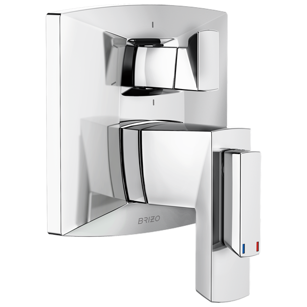 Brizo - Vettis TempAssure Thermostatic Valve With Integrated 6-Function Diverter Trim