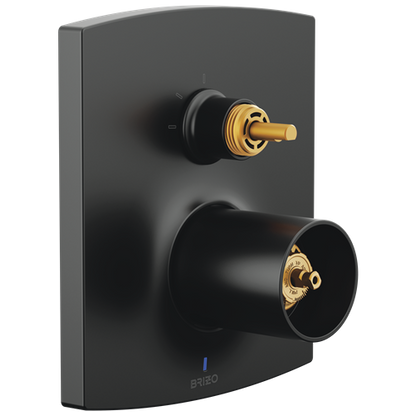Brizo - Kintsu Pressure Balance Valve Trim with Integrated 3-Function Diverter Trim - Less Handles