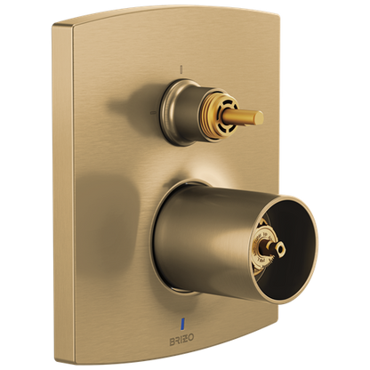 Brizo - Kintsu Pressure Balance Valve Trim with Integrated 3-Function Diverter Trim - Less Handles