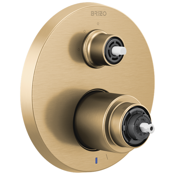 Brizo - Litze Pressure Balance Valve with Integrated 3-Function Diverter Trim - Less Handles