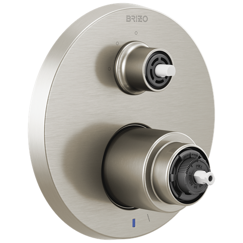 Brizo - Litze Pressure Balance Valve with Integrated 3-Function Diverter Trim - Less Handles