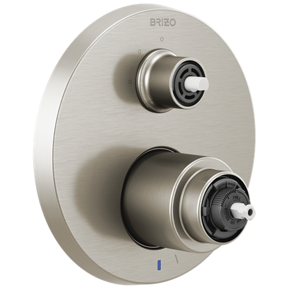 Brizo - Litze Pressure Balance Valve with Integrated 3-Function Diverter Trim - Less Handles