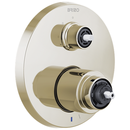 Brizo - Litze Pressure Balance Valve with Integrated 3-Function Diverter Trim - Less Handles