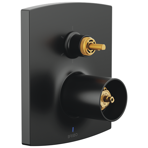 Brizo - Kintsu Pressure Balance Valve Trim with Integrated 6-Function Diverter Trim - Less Handles