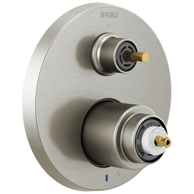 Brizo - Litze Pressure Balance Valve with Integrated 6-Function Diverter Trim - Less Handles
