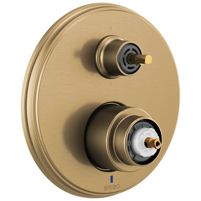 Brizo - Invari Pressure Balance Valve With Integrated 6-Function Diverter Trim - Less Handles