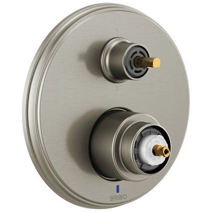 Brizo - Invari Pressure Balance Valve With Integrated 6-Function Diverter Trim - Less Handles